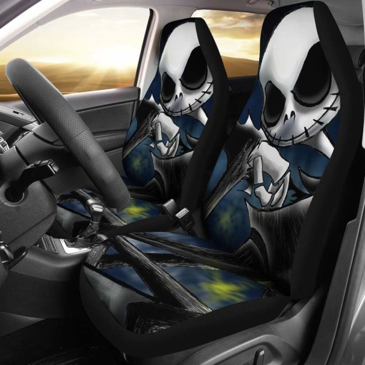 Nightmare Before Christmas Jack Car Seat Covers Universal Fit 051012