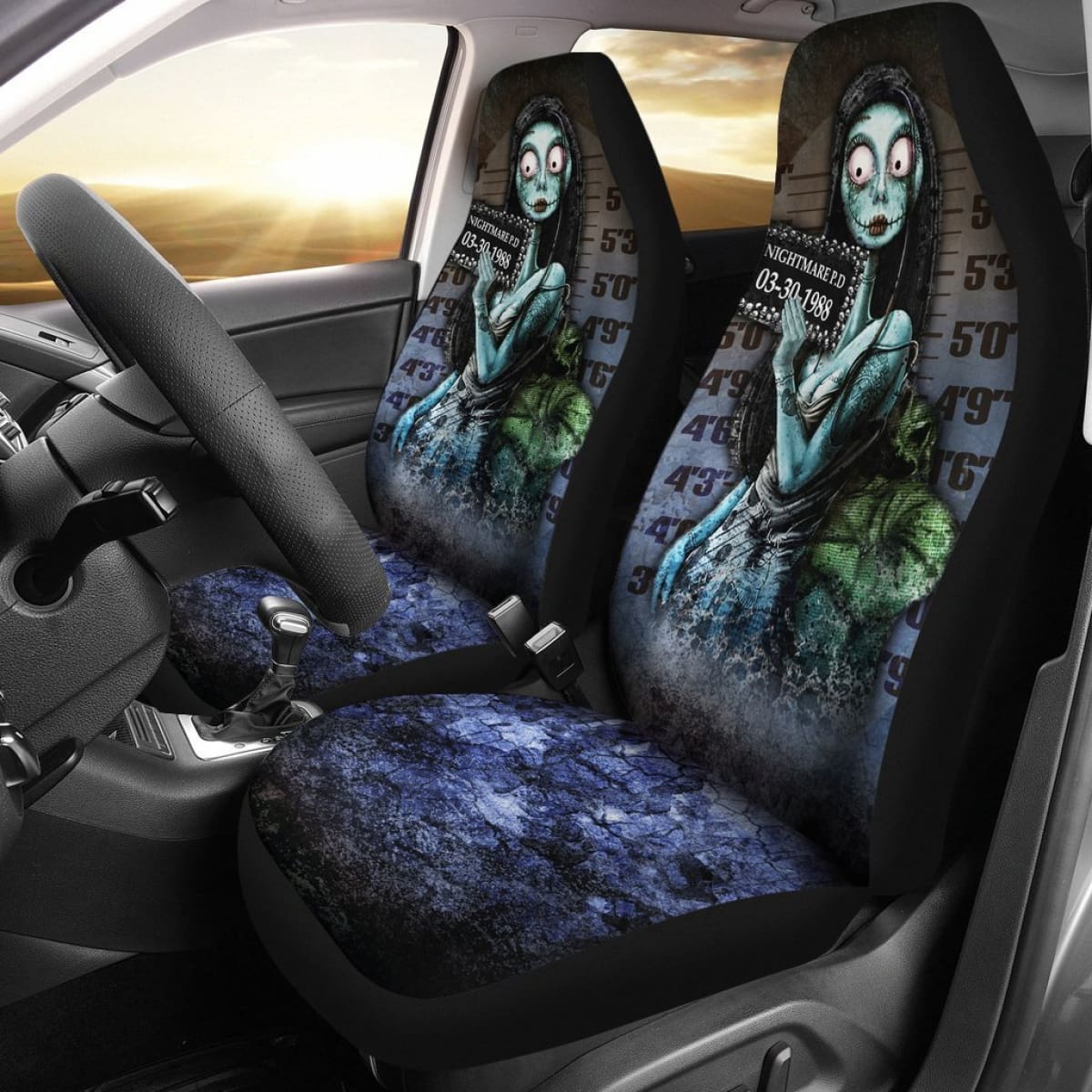 Nightmare Sally Mystery Car Seat Covers Lt02 Universal Fit 225721