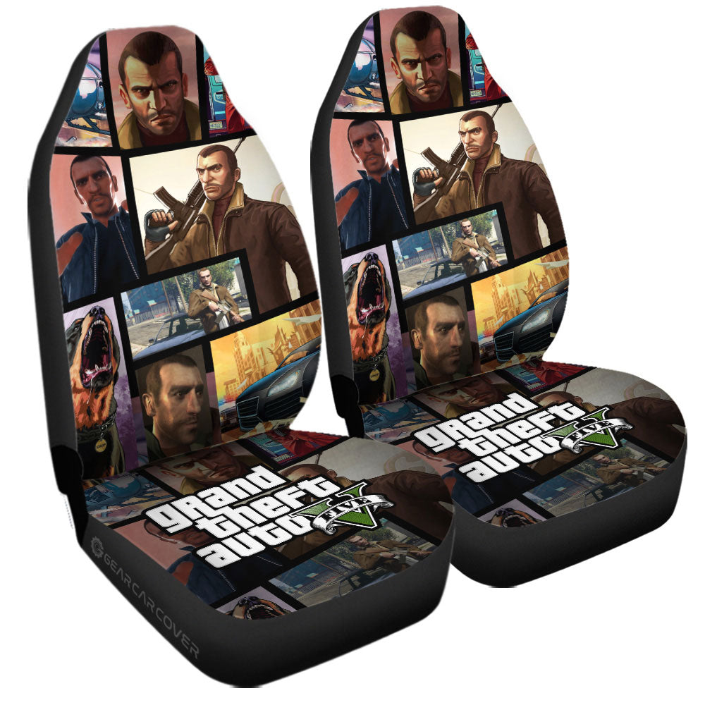 Niko Bellic Car Seat Covers Custom Car Accessories