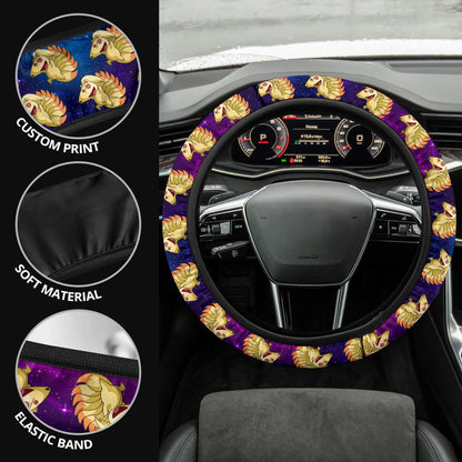 Ninetales Anime Custom Car Steering Wheel Cover