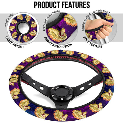Ninetales Anime Custom Car Steering Wheel Cover