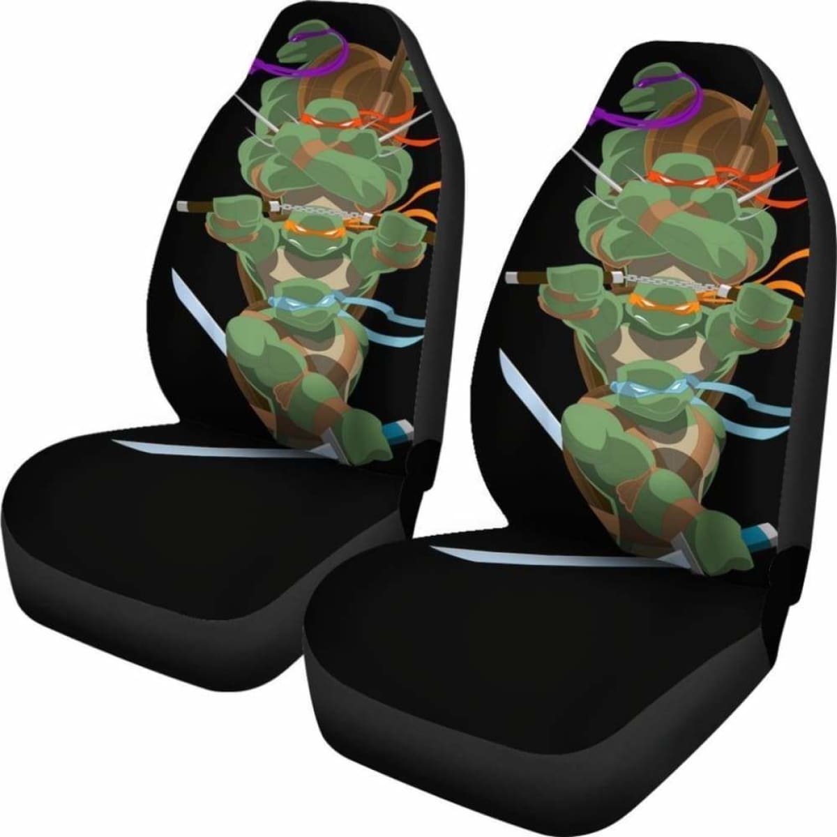 Ninja Turtle Cartoon Car Seat Covers Universal Fit 051012
