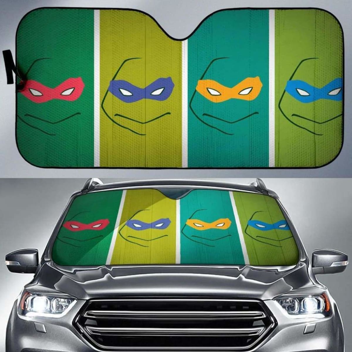 Ninja Turtles Car Auto Sun Shade 211626 Universal Fit