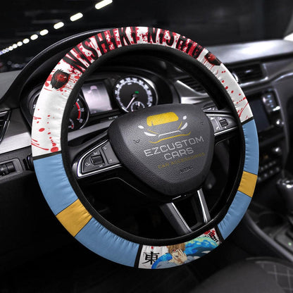 Nishiki Nishio Anime Steering Wheel Cover Custom Tokyo Ghoul Anime Car Accessories