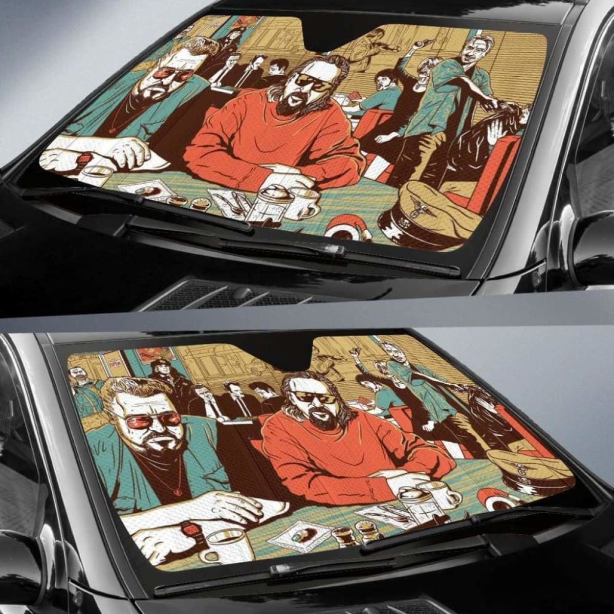 No Country For Old Men Big Lebowski Auto Sun Shade 918b Universal Fit