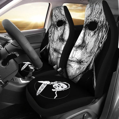 No Live Matter Michael Myer Car Seat Covers For Horror Movies Fan Universal Fit 194801