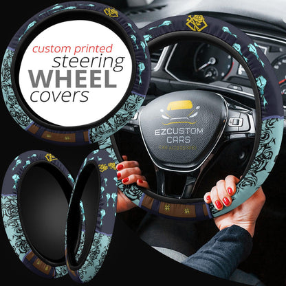 Nobara Kugisaki Anime Steering Wheel Cover Custom Jujutsu Kaisen Anime Car Accessories