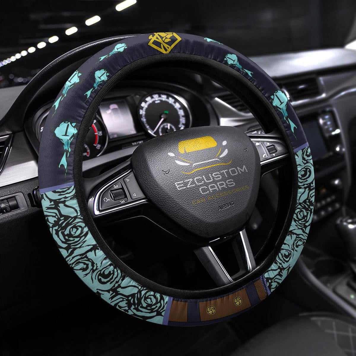 Nobara Kugisaki Anime Steering Wheel Cover Custom Jujutsu Kaisen Anime Car Accessories