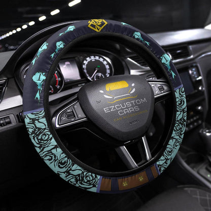 Nobara Kugisaki Anime Steering Wheel Cover Custom Jujutsu Kaisen Anime Car Accessories