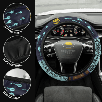 Nobara Kugisaki Anime Steering Wheel Cover Custom Jujutsu Kaisen Anime Car Accessories