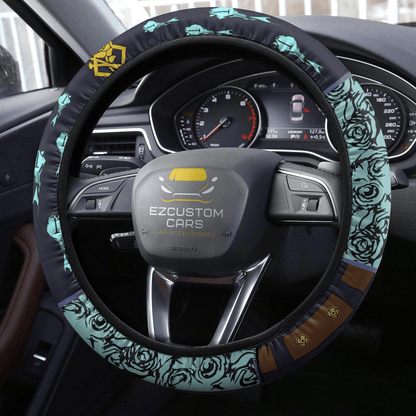 Nobara Kugisaki Anime Steering Wheel Cover Custom Jujutsu Kaisen Anime Car Accessories