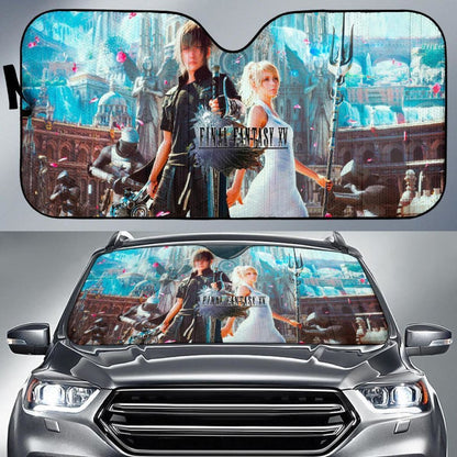 Noctis & Luna Final Fantasy Xv Auto Sun Shade Nh06 Universal Fit 111204