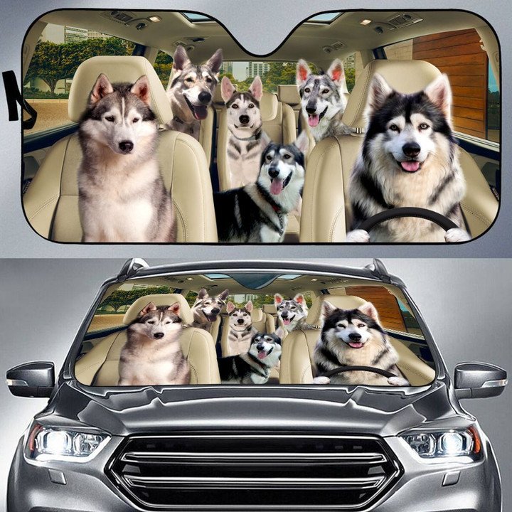 Northern Inuit Do Car All Over Printed 3D Sun Shade