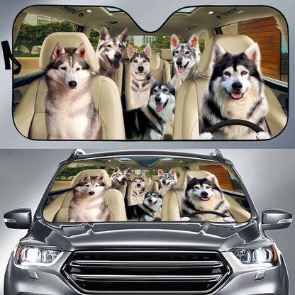 Northern Inuit Do Car All Over Printed 3D Sun Shade