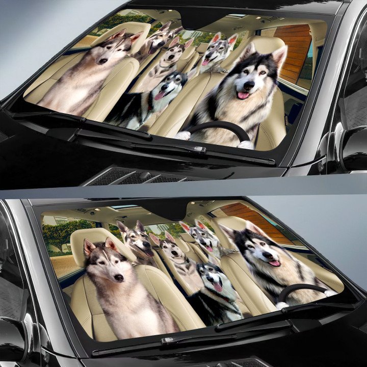 Northern Inuit Do Car All Over Printed 3D Sun Shade