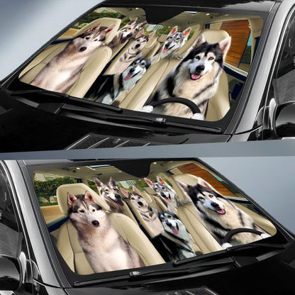 Northern Inuit Do Car All Over Printed 3D Sun Shade