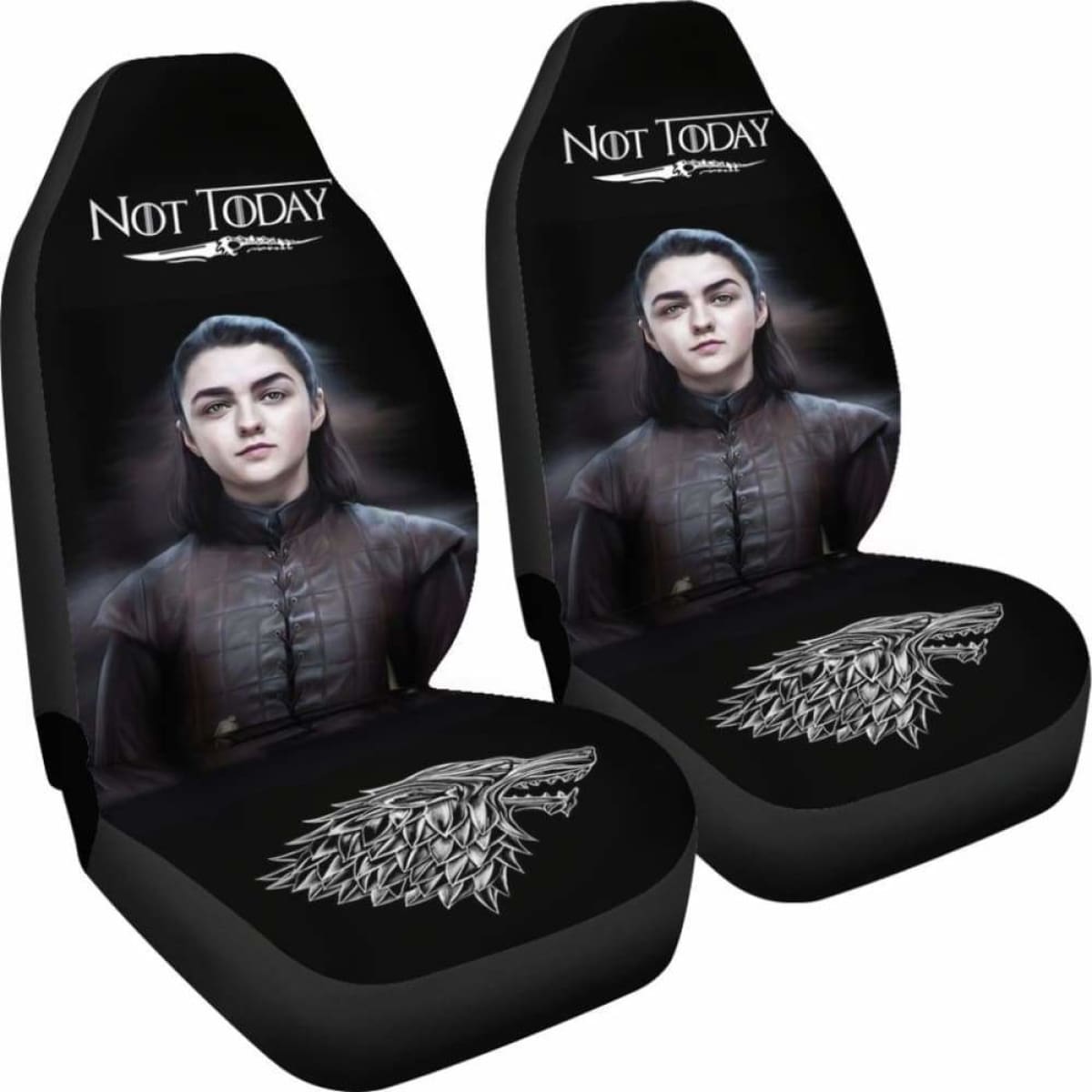 Not Today Arya Stark Car Seat Covers Universal Fit 051012
