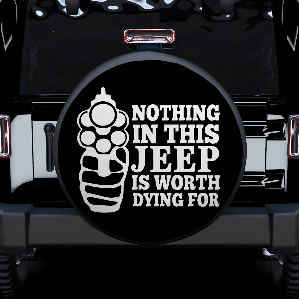 Nothing In This Jeep Funny Car Spare Tire Cover