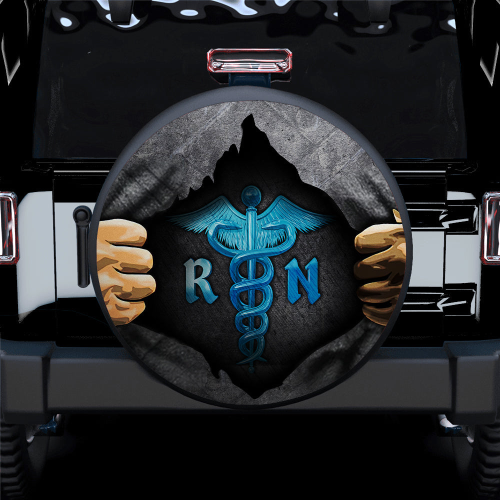 Nurse 3D Inside Shirt Car Spare Tire Cover