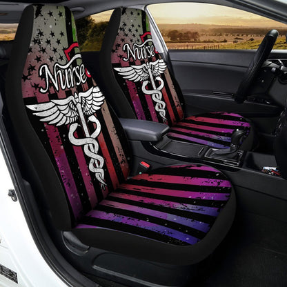 Nurse Car Seat Covers Custom American Flag Car Accessories Great