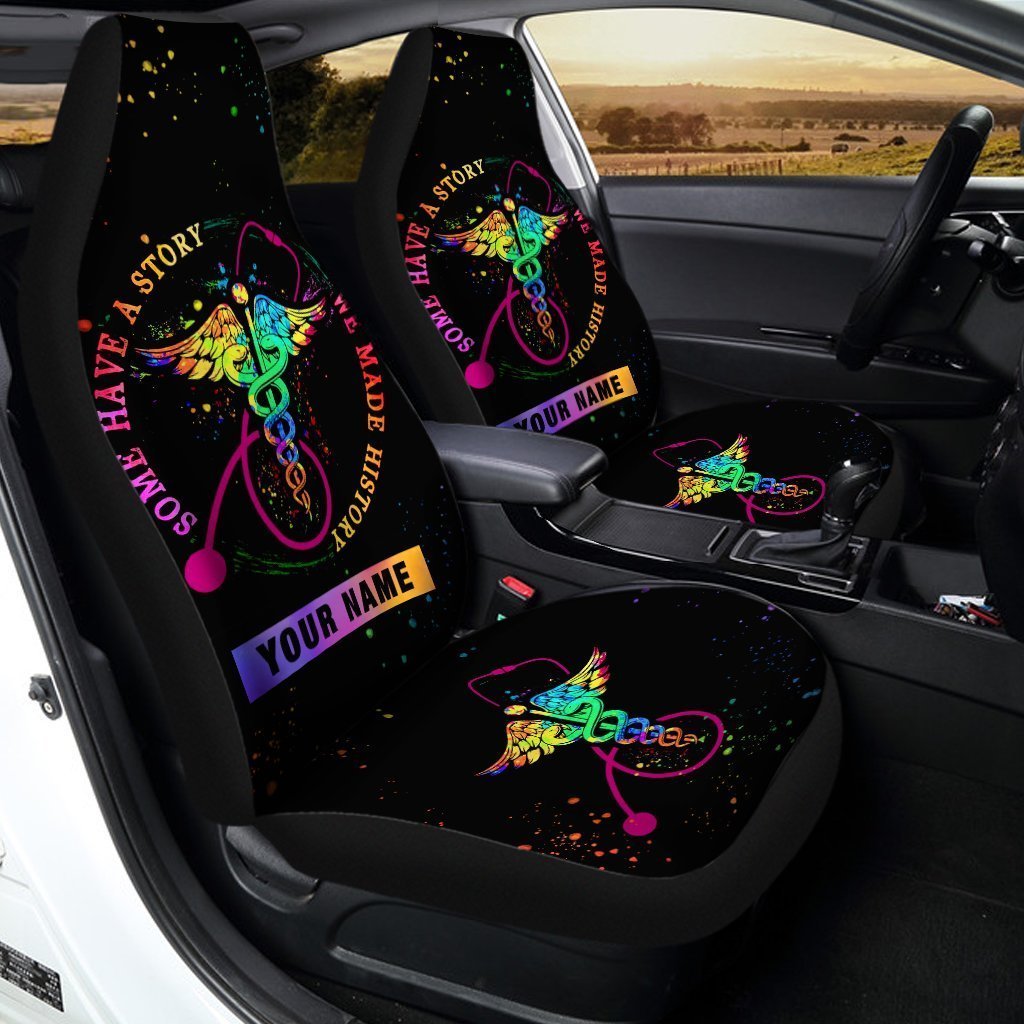 Nurse Car Seat Covers We Made History Custom Name Car Accessories