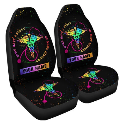 Nurse Car Seat Covers We Made History Custom Name Car Accessories