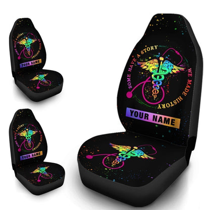 Nurse Car Seat Covers We Made History Custom Name Car Accessories