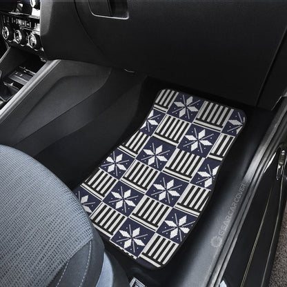 Obanai Iguro Car Floor Mats Custom Anime Car Accessories