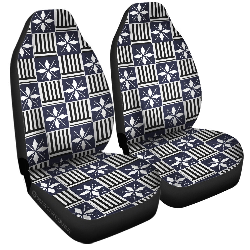 Obanai Iguro Car Seat Covers Custom Anime Car Accessories