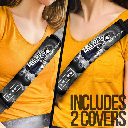 Obanai Iguro Seat Belt Covers Custom Anime Demon Slayer Car Interior Accessories