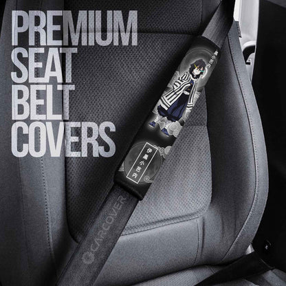 Obanai Iguro Seat Belt Covers Custom Anime Demon Slayer Car Interior Accessories