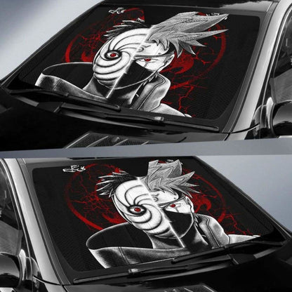 Obito Vs Kakashi Car Sun Shades 918b Universal Fit