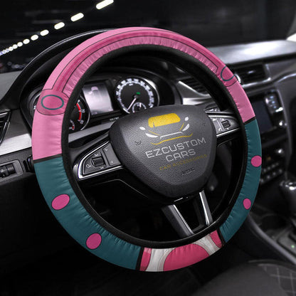 Ochako Uraraka Anime Steering Wheel Cover Custom Uravity My Hero Academia Car Anime Accessories