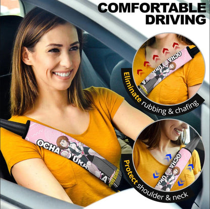 Ochako Uraraka Anime Uravity My Hero Academia Car Seat Belt Cover Custom Car Accessories