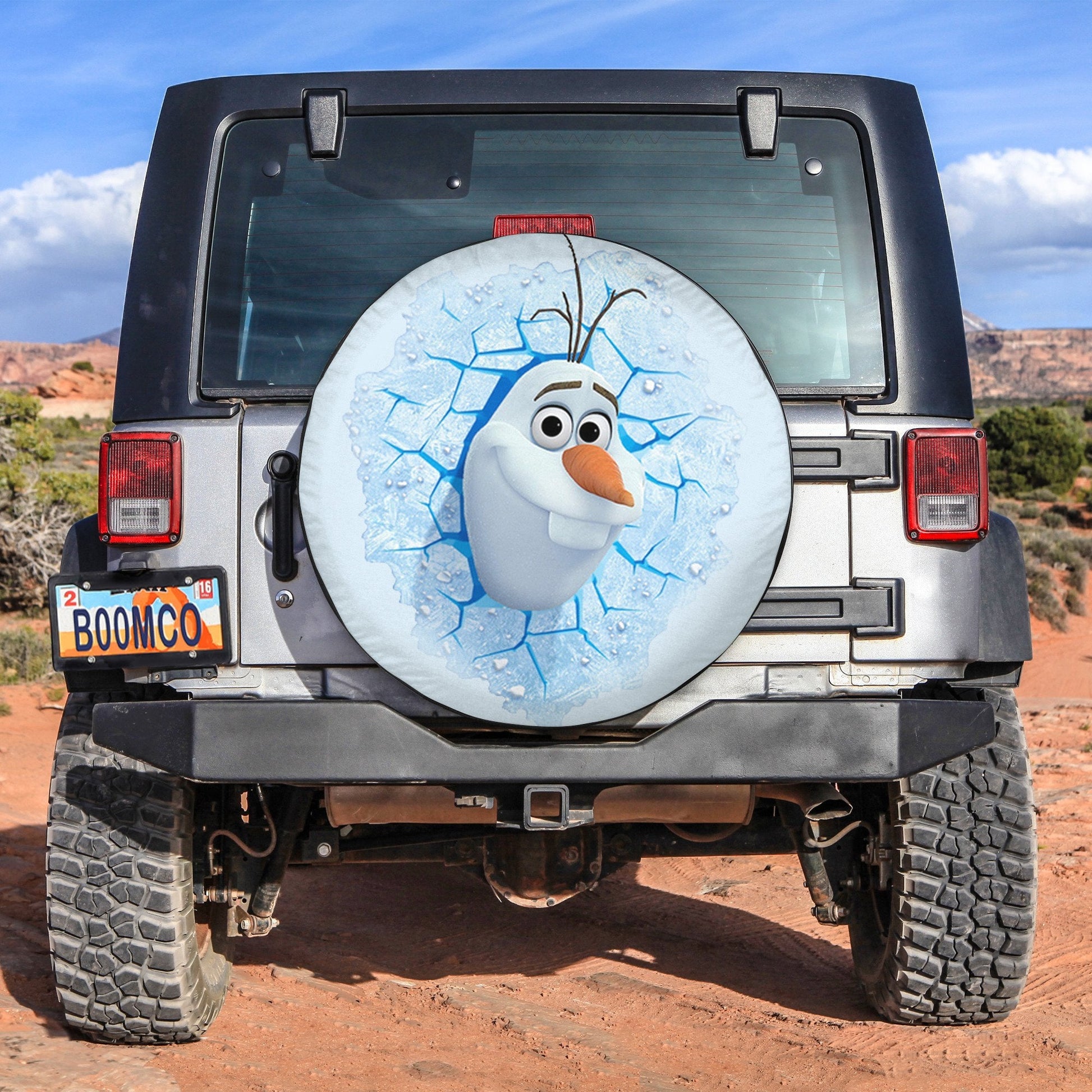 Olaf Frozen Spare Tire Cover