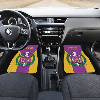 Omega Psi Phi Fraternities Car Floor Mats Custom For Fans Ci230206-07