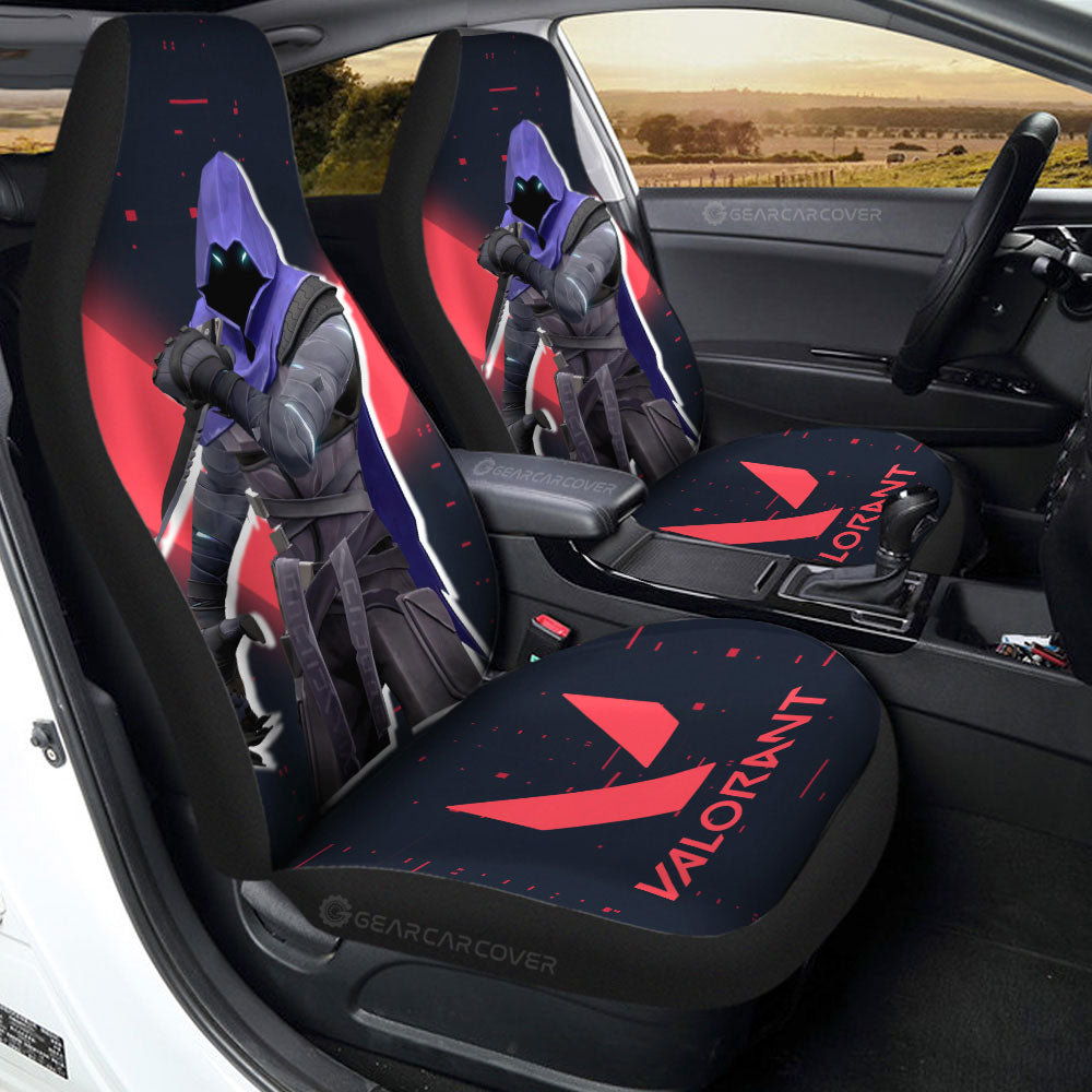 Omen Car Seat Covers Custom Valorant Agent