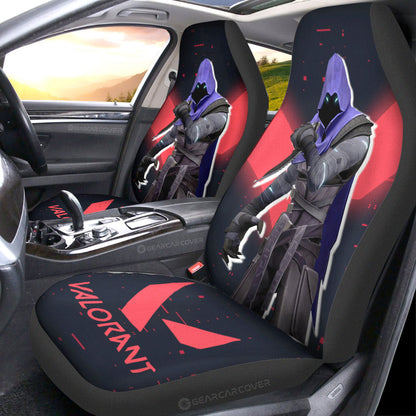 Omen Car Seat Covers Custom Valorant Agent