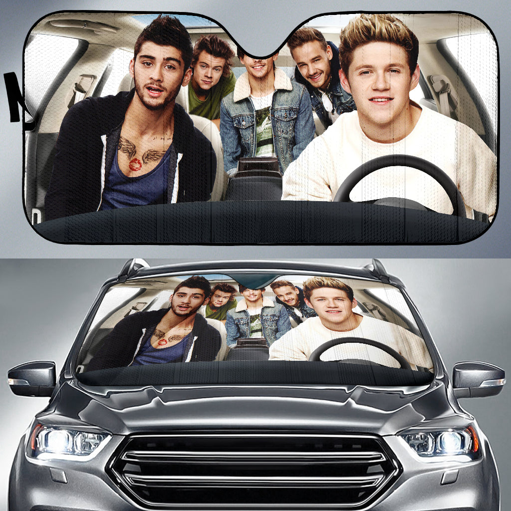 One Direction  Car Auto Sun Shades Windshield Accessories Decor Gift