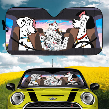 One Hundred and One Dalmatians Car Auto Sunshades