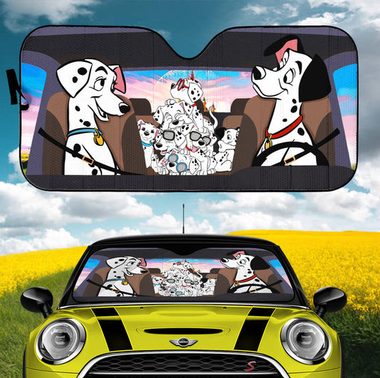 One Hundred and One Dalmatians Car Auto Sunshades