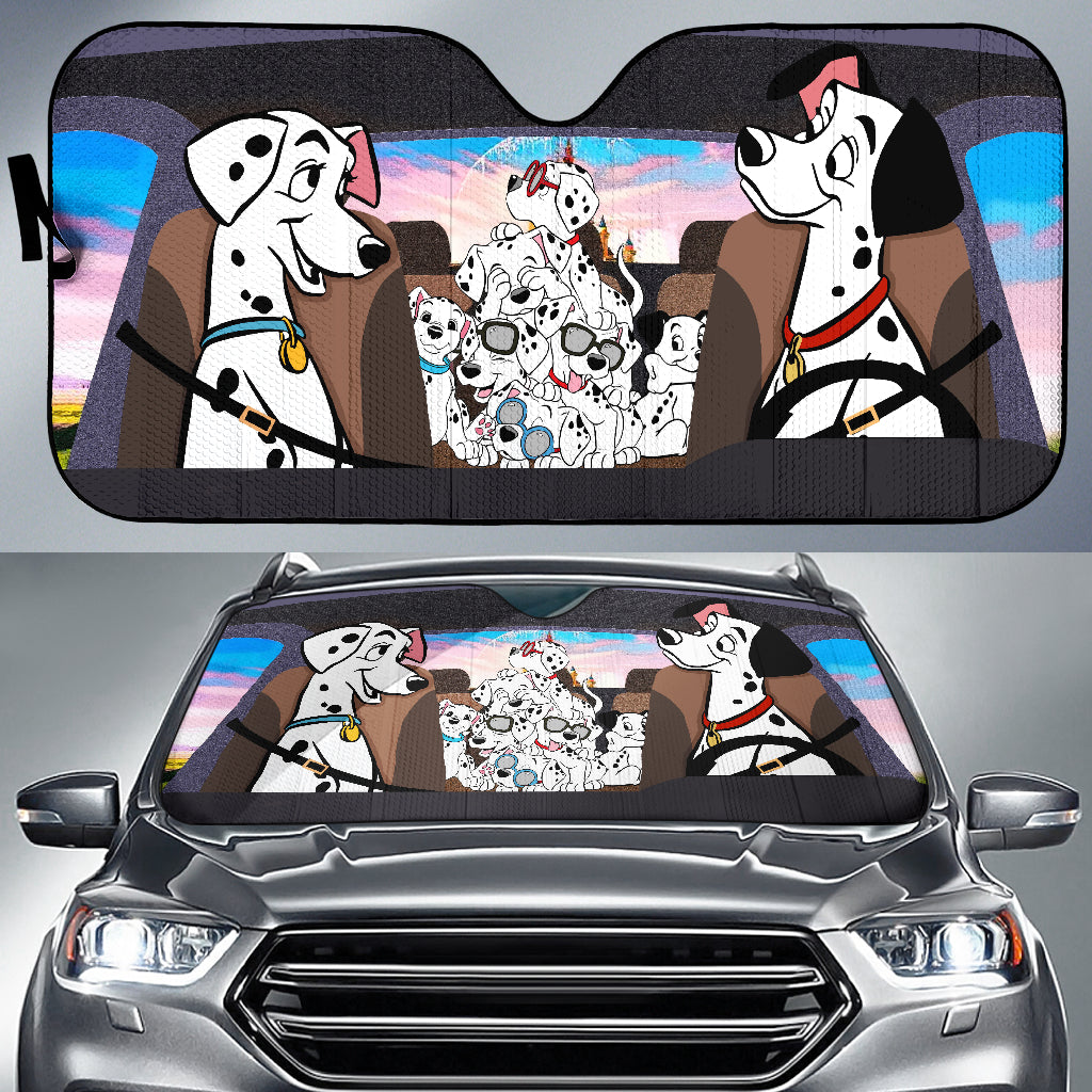 One Hundred and One Dalmatians Car Auto Sunshades