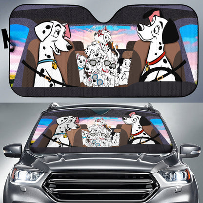 One Hundred and One Dalmatians Car Auto Sunshades