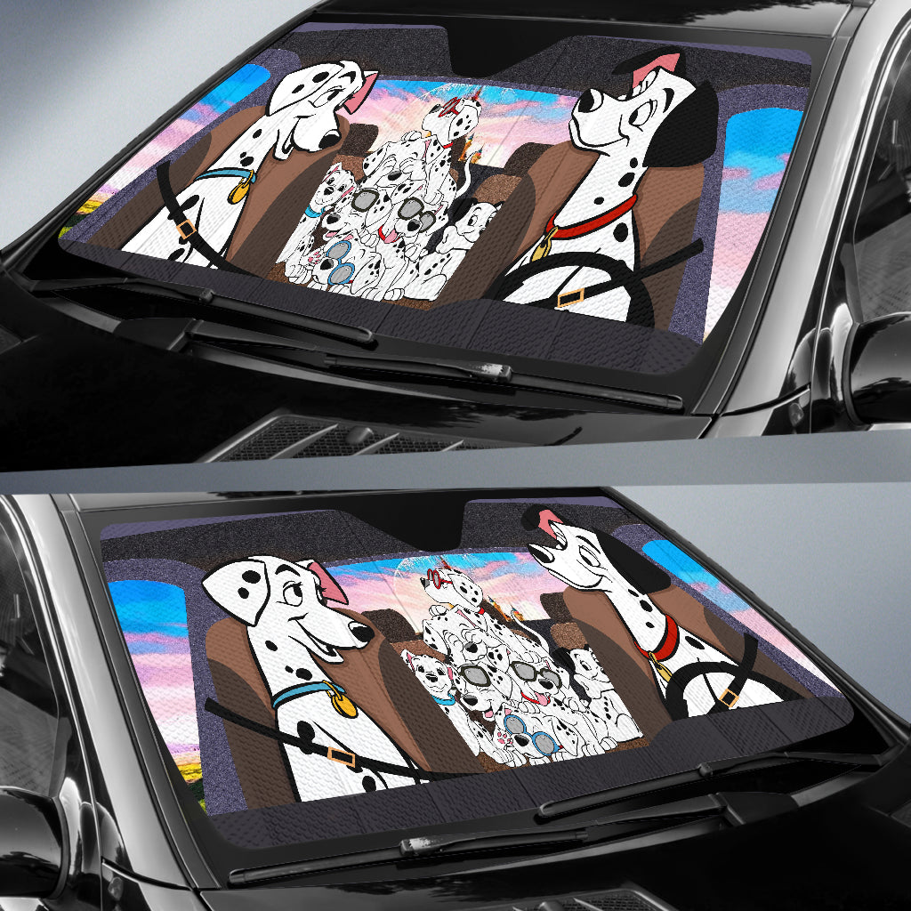 One Hundred and One Dalmatians Car Auto Sunshades
