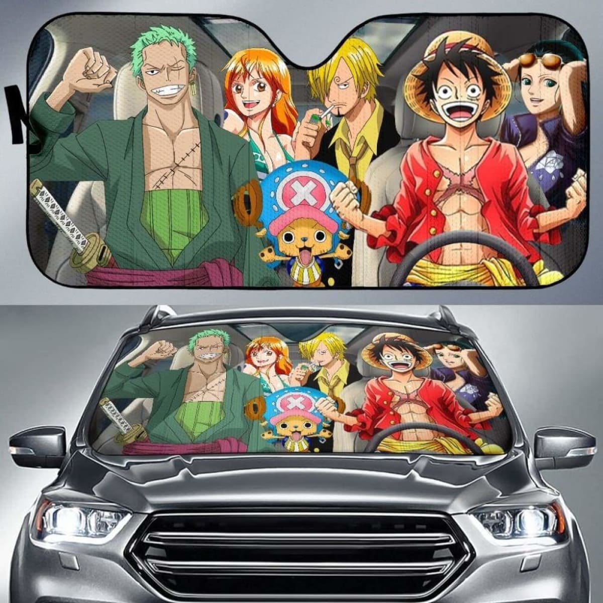 One Peace Driving Auto Sun Shade 1 918b Universal Fit