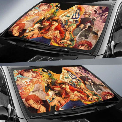 One Piece Auto Sun Shades 918b Universal Fit