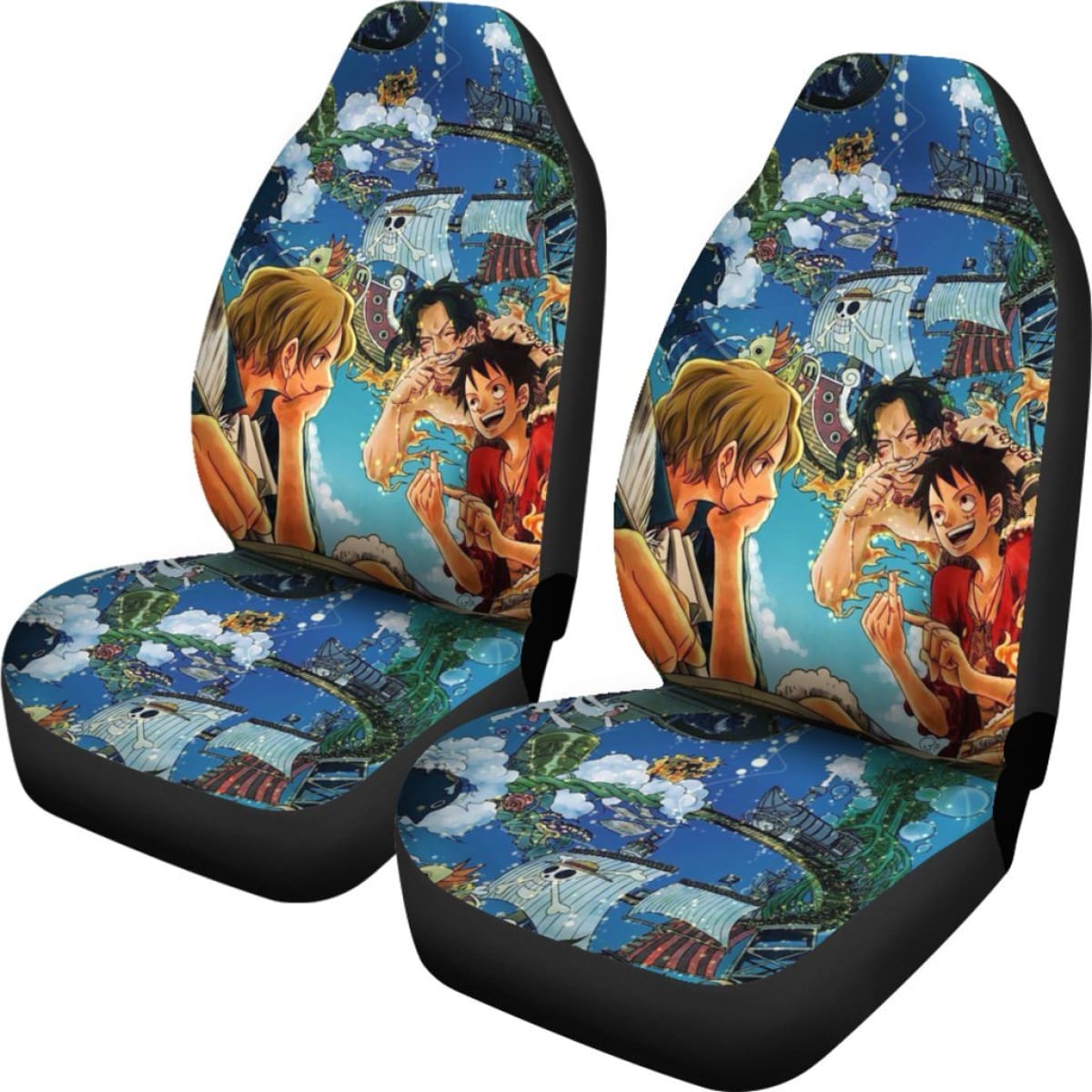 One Piece Friends Seat Covers Amazing Best Gift Ideas 2020 Universal Fit 090505