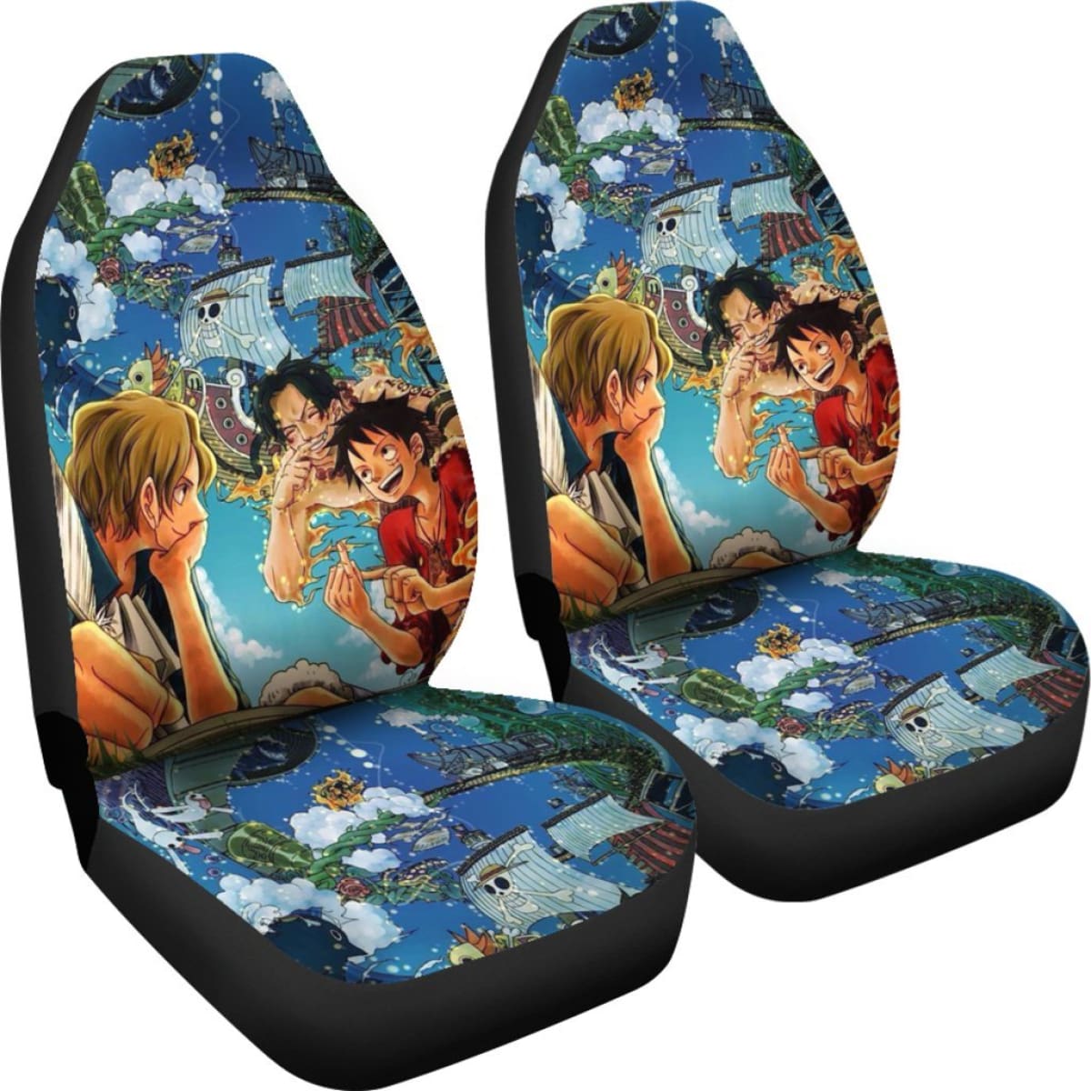 One Piece Friends Seat Covers Amazing Best Gift Ideas 2020 Universal Fit 090505