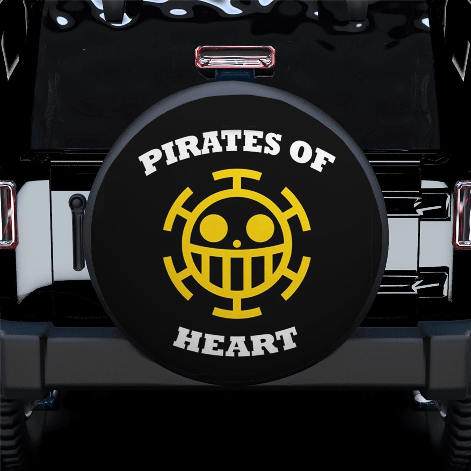 One Piece Heart Spare Tire Cover