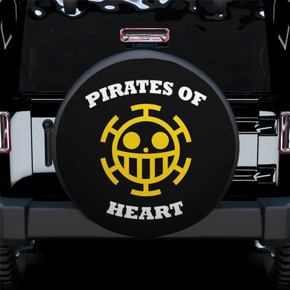 One Piece Heart Spare Tire Cover